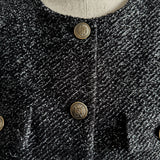 Glitter tweed jacket