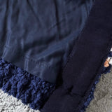 cardigan en tricot tweed bicolore