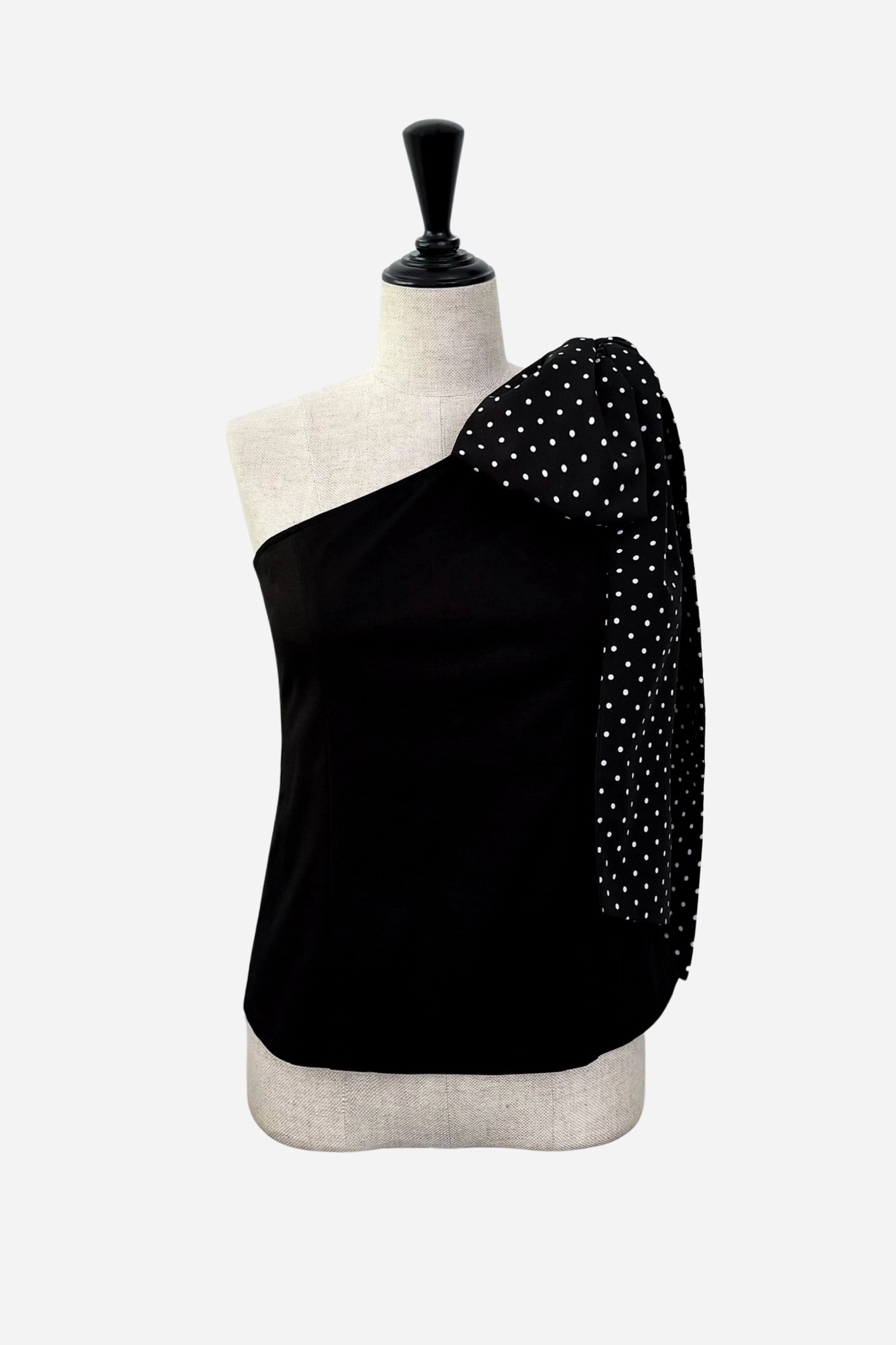 one shoulder ribbon tops – shéller / シェリエ