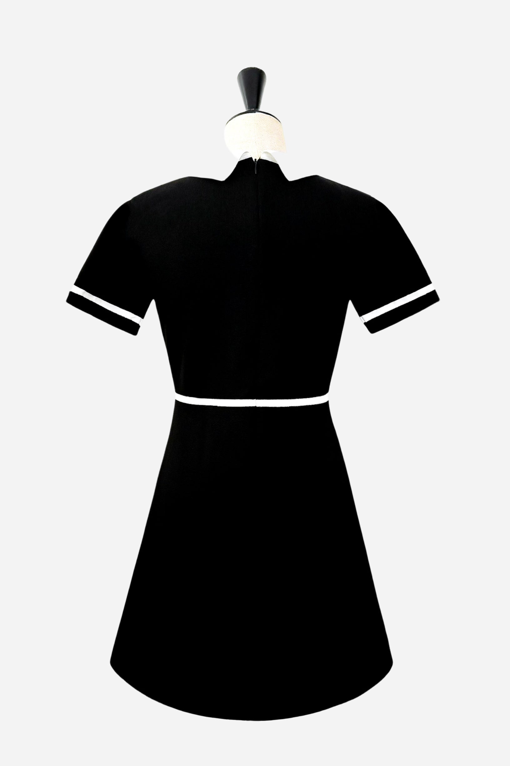 zip bicolor knit dress – shéller / シェリエ zip bicolor knit dress – shéller / シェリエ