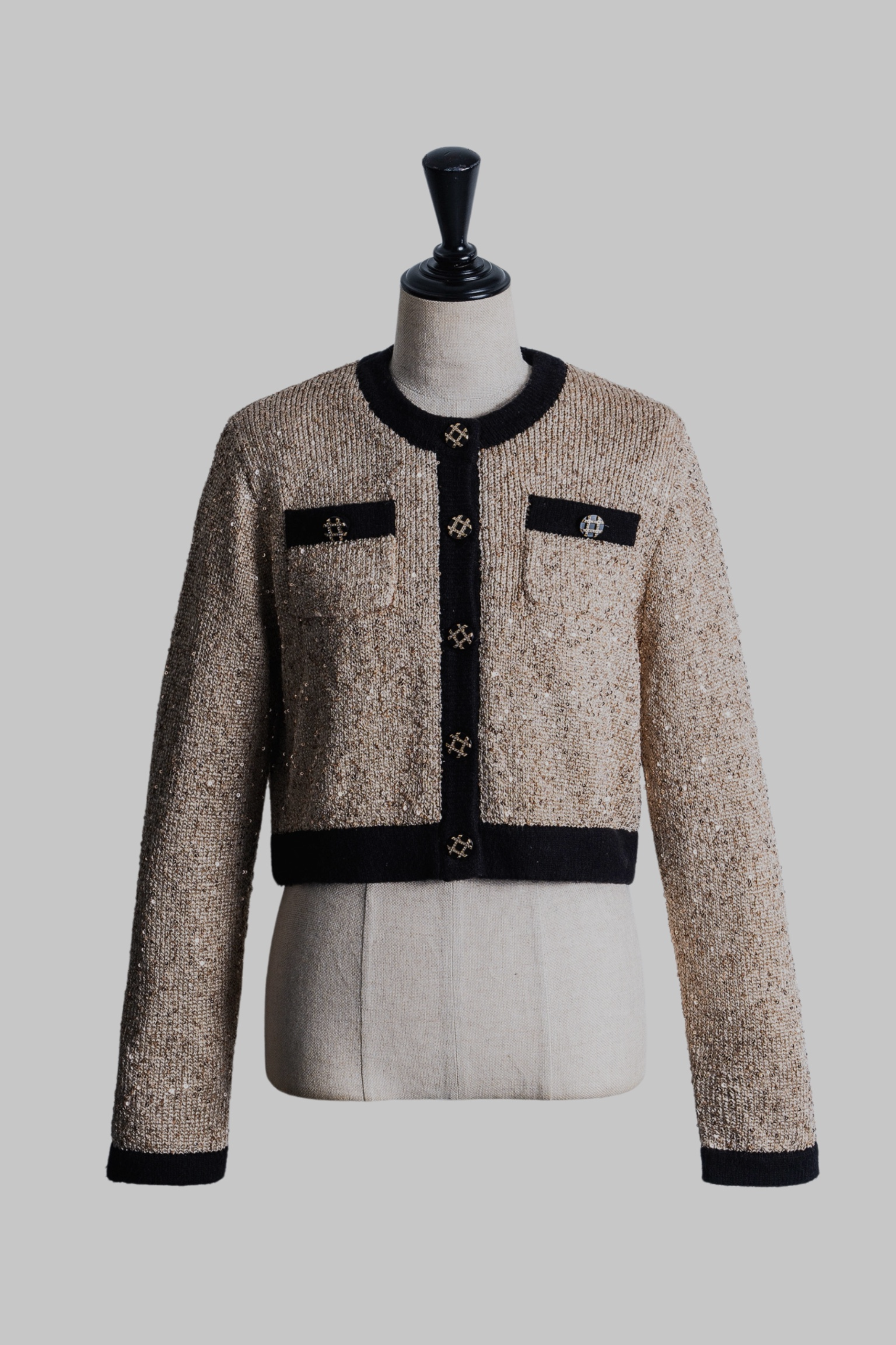 shellerシェリエオリジナルツイードカーディガン Brilliant bicolor cardigan – shéller / シェリエ