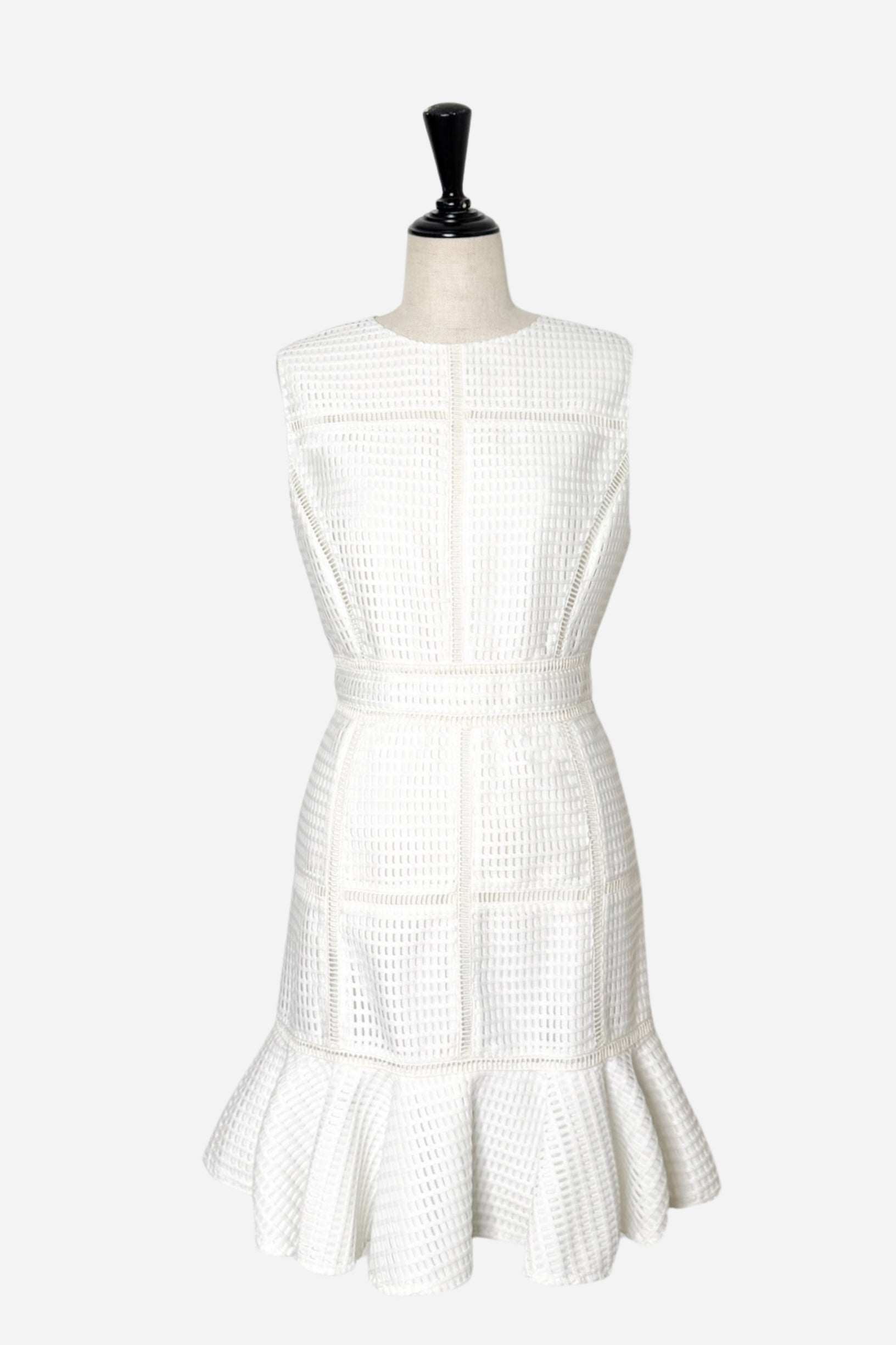 シェリエワンピースladder lace mini dress ホワイト シェリエワンピースladder lace mini dress ホワイト