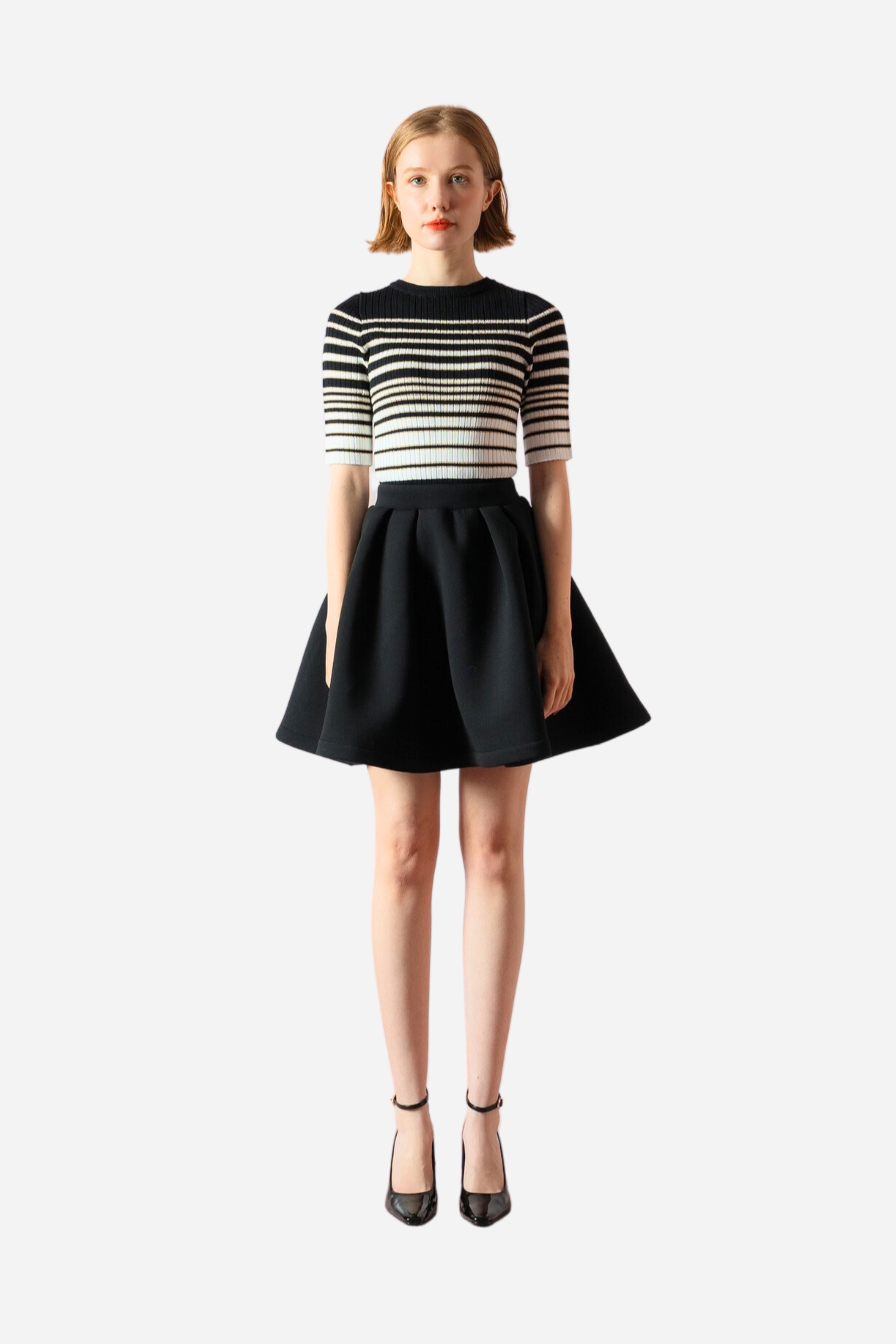 mulch boarder knit docking dress – shéller / シェリエ mulch boarder knit docking dress – shéller / シェリエ