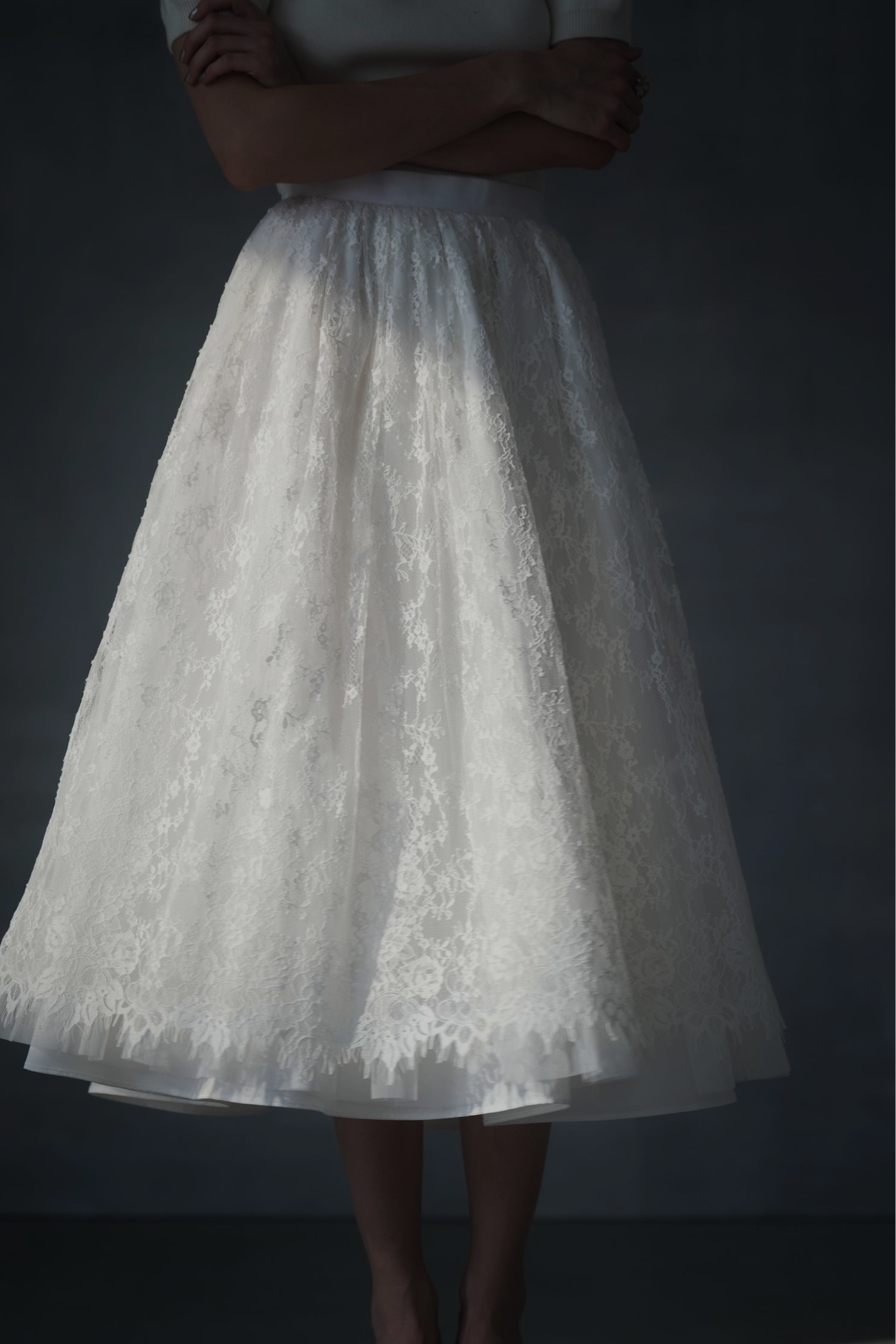 flower lace long skirt – shéller / シェリエ flower lace long skirt – shéller / シェリエ