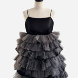 【4月下旬】Tulle X Feather Ruffle Dress