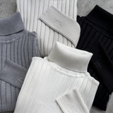 Basic Long Sleeve Turtle Neck Knit