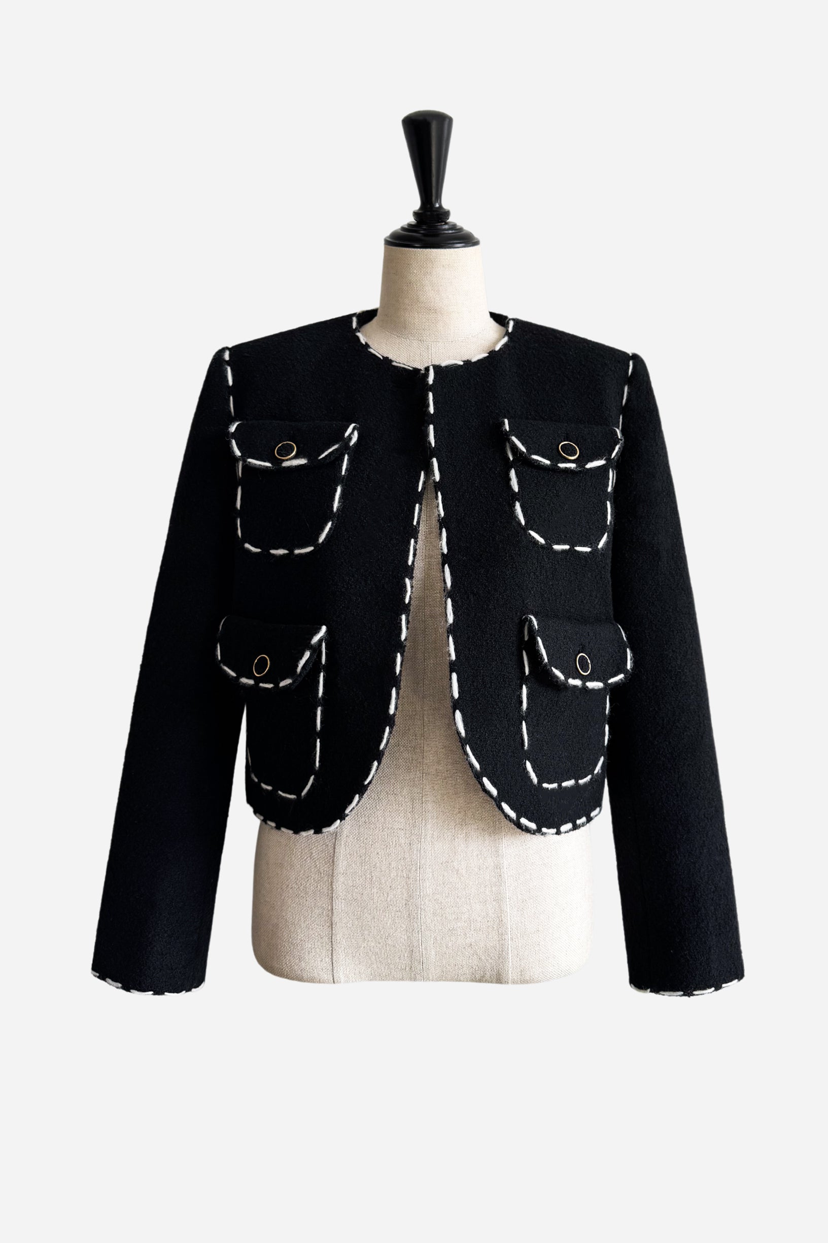 sheller modefullツイードブルゾン sheller modefullツイードブルゾン