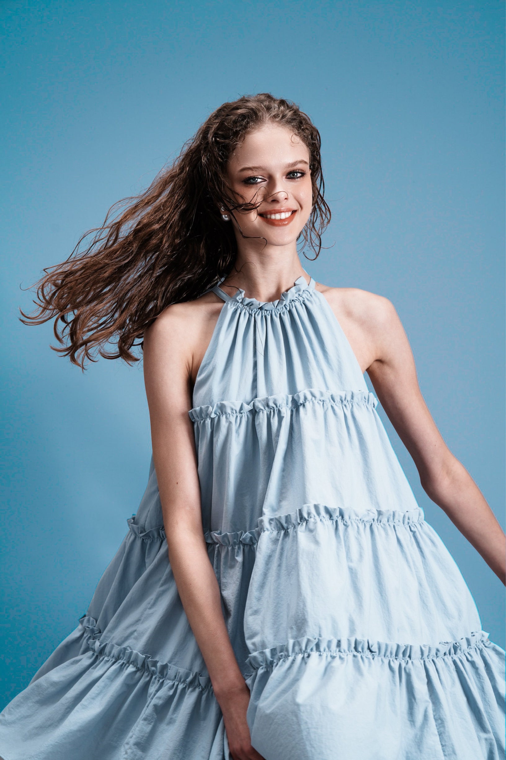 【sheller】shéller シェリエ 膝丈ワンピース グリーン 美品 DRESS – shéller / シェリエ