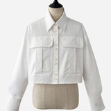 【3月中旬〜下旬】Sh Logo Cropped Shirt