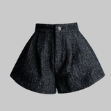 brillant herringbone hem short pants