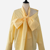 【3月下旬】Big Bow One Shoulder Shirt