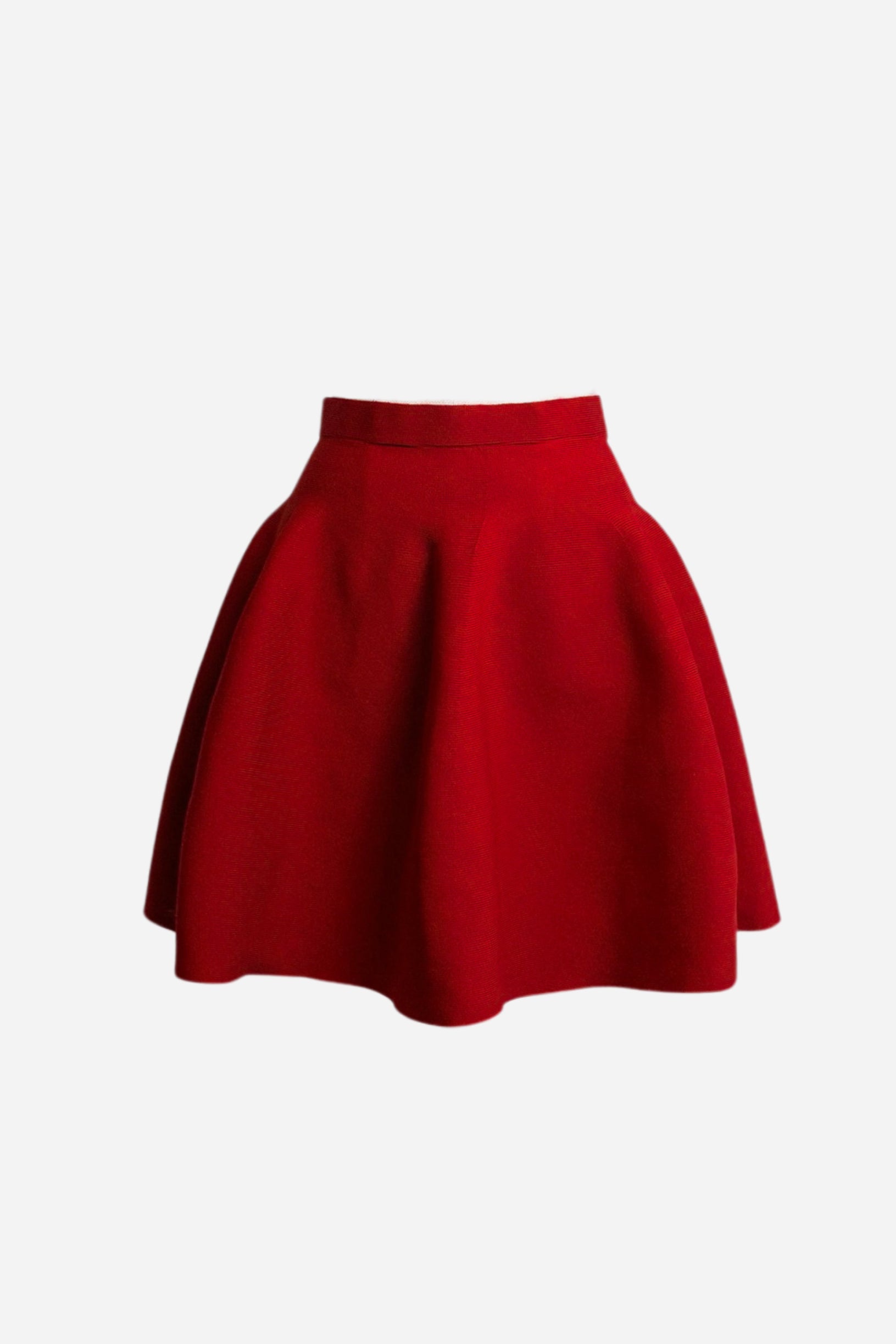 shellerシェリエzipper knit flared mini skirt shellerシェリエzipper knit flared mini skirt