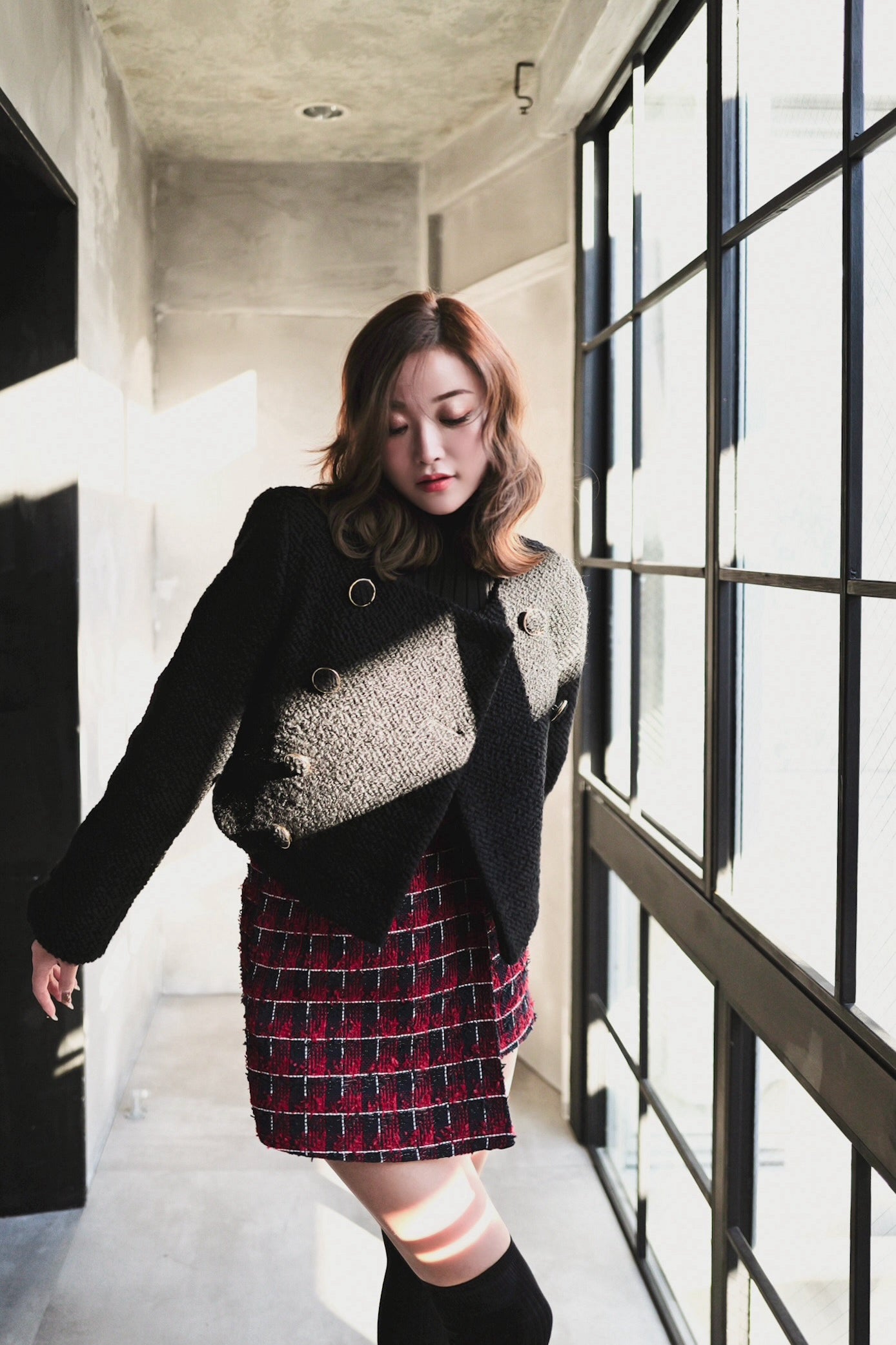 sheer line tops – shéller / シェリエ｜スカートセットアップ 