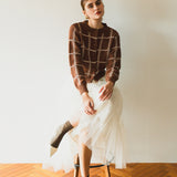 FOX fur poncho