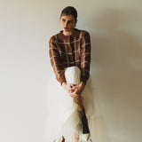 FOX fur poncho