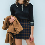 polo knit tops