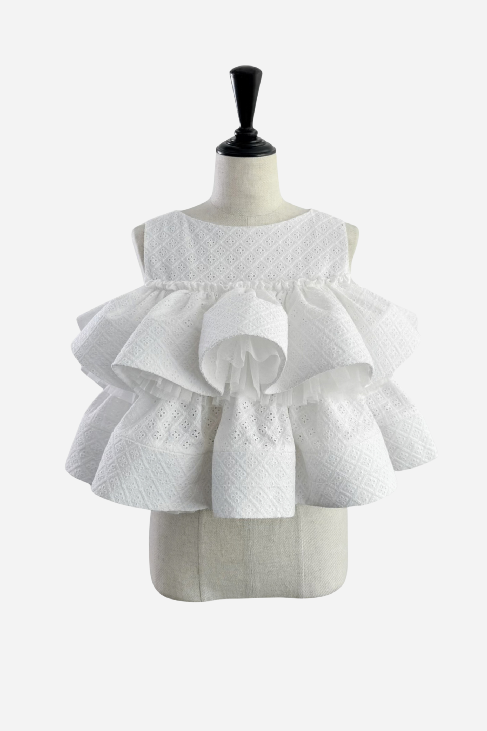 Bloom Gingham Tops / Bloom Cotton Lace Tops – shéller / シェリエ