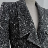 Classic Belted Cropped Jacket