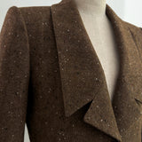 Classic Belted Cropped Jacket