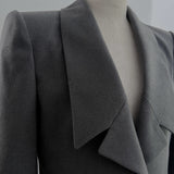 Classic Belted Cropped Jacket