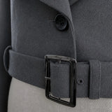Classic Belted Cropped Jacket