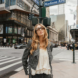 Classic Belted Cropped Jacket