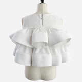Bloom Gingham Tops / Bloom Cotton Lace Tops