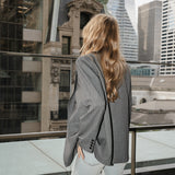 Peak Lapel Stitch Stripe Jacket