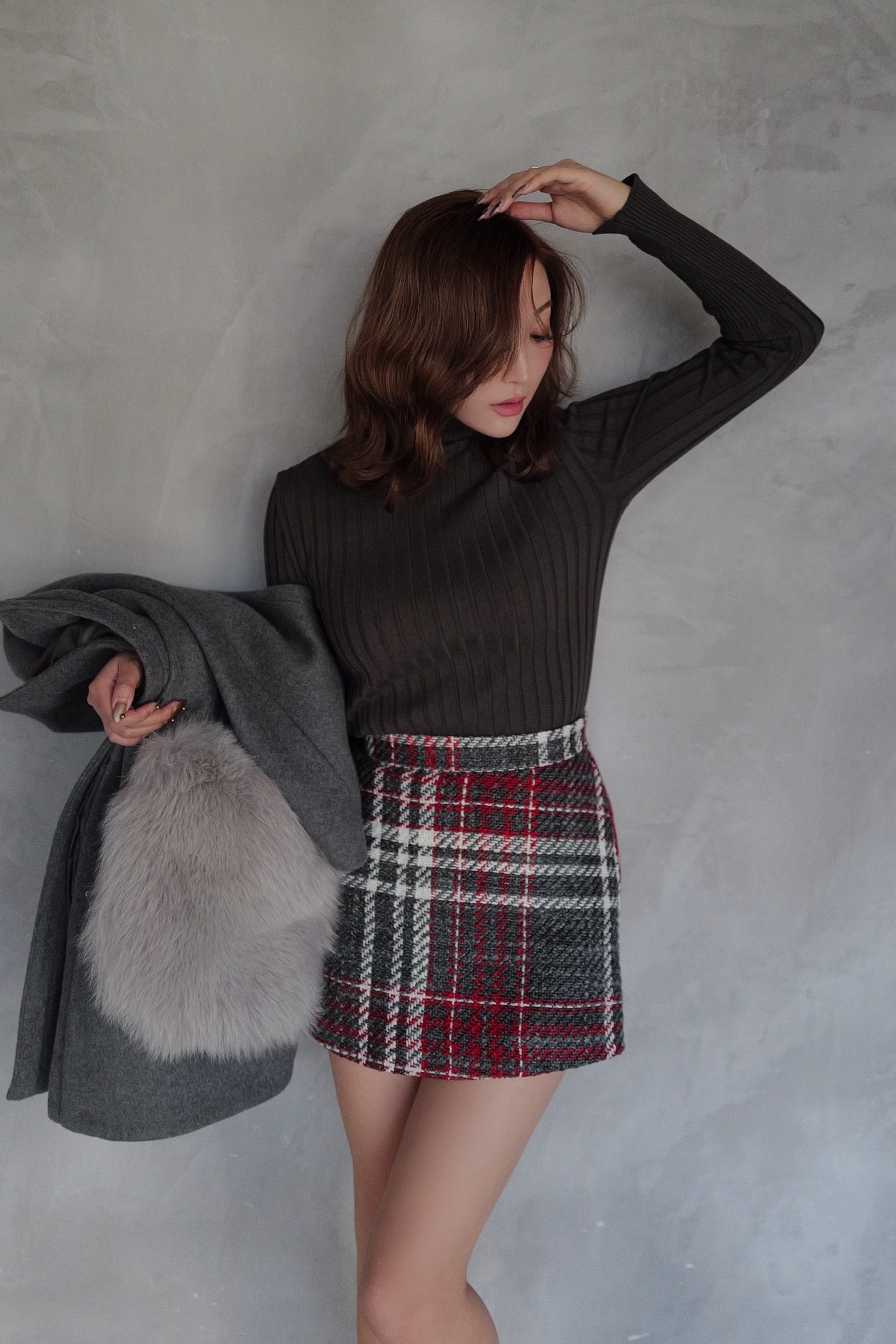 Lady dot skort 倒さ シェリエ sheller 