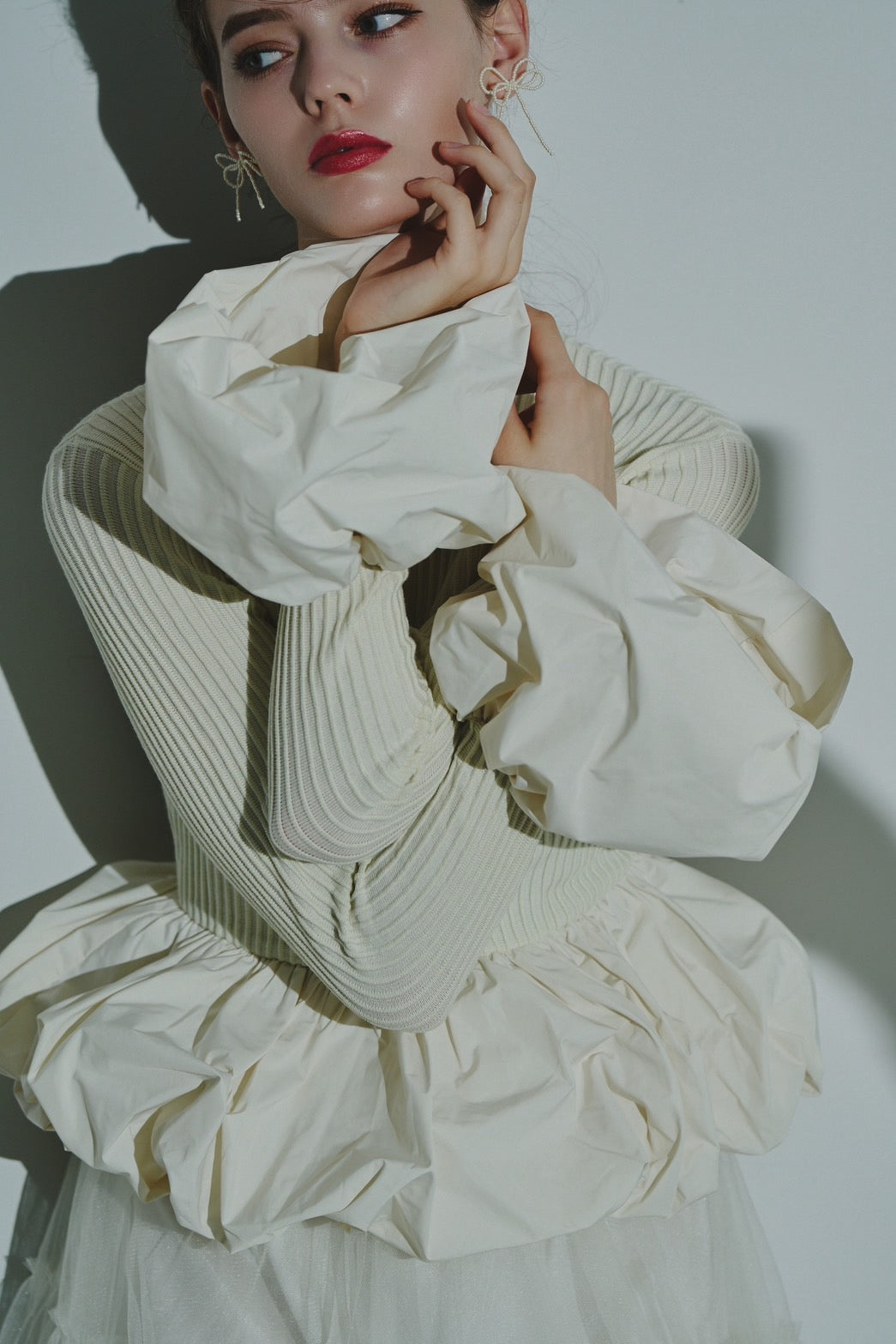 未使用 MURRAL ミューラル ピグメントニット キャミソール トップス 黒  