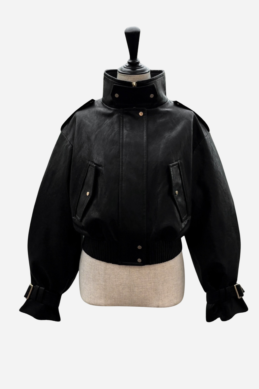 Soft Edge Leather Blouson
